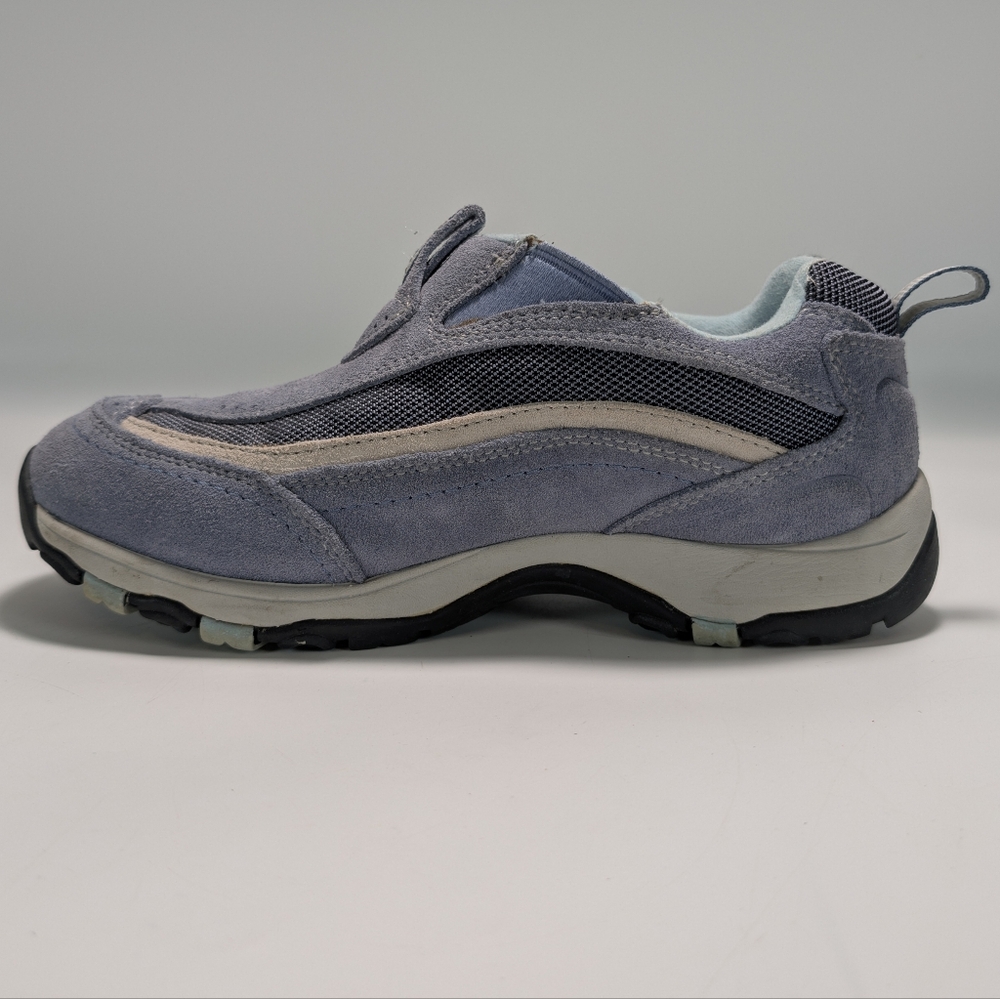 L.L. Bean Tek 2.5 Waterproof Hiking Slip-on Shoes - Grey & Blue - Picture 6 of 10